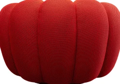 New KARE Design Fotel obrotowy do salonu nowoczesny czerwony 94x66 cm - KARE