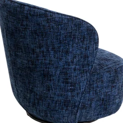 Clearance KARE Design Fotel obrotowy Ellie niebieski - KARE