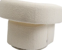 Fashion KARE Design Fotel obrotowy Maye 76x86 cm kremowy - KARE