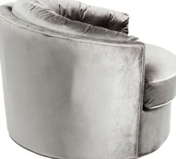 Fashion KARE Design Fotel obrotowy Music Hall 90x71 cm szary - KARE