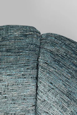 Discount KARE Design Fotel obrotowy nowoczesny niebieski do salonu 86x72 cm - KARE