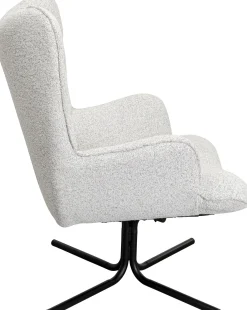 Hot KARE Design Fotel obrotowy Oscar beżowy - KARE