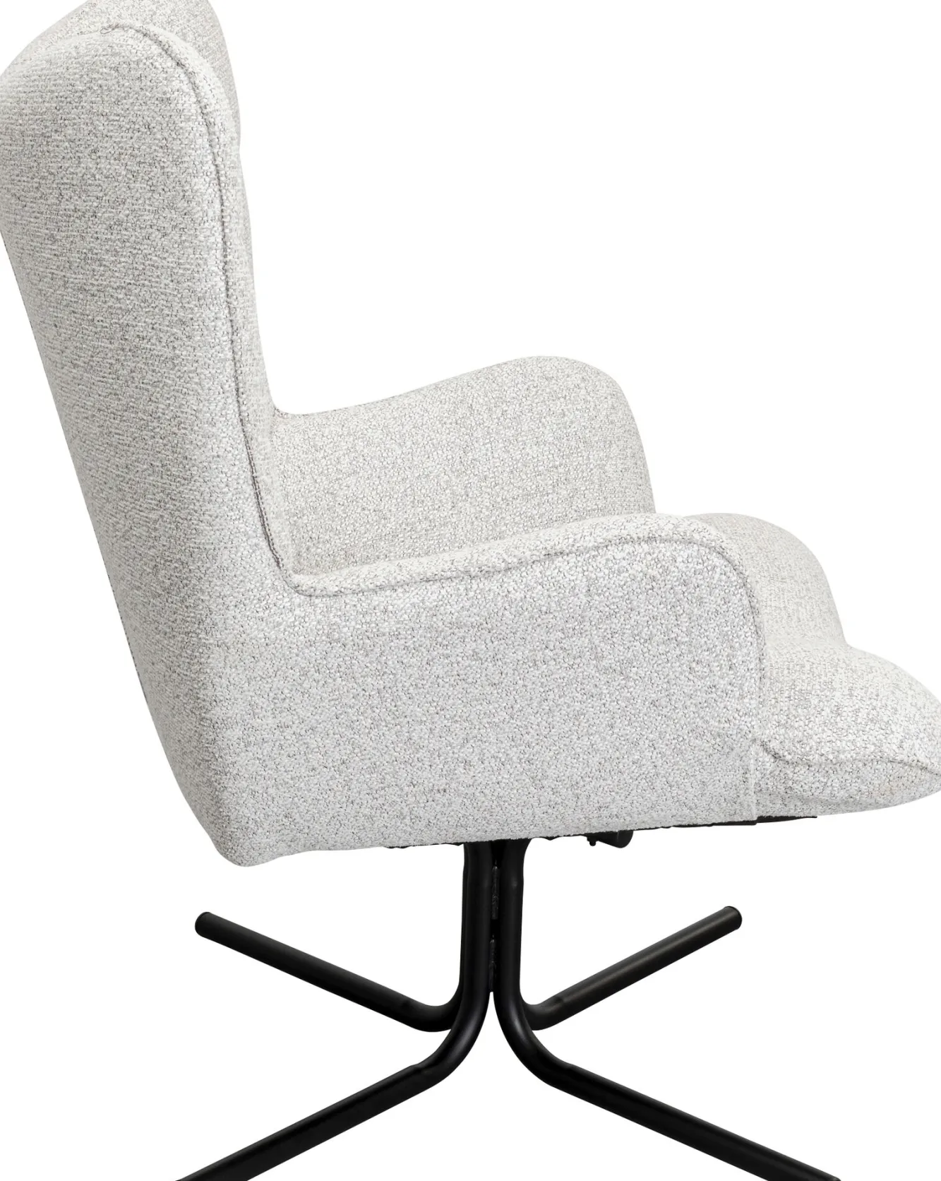 Hot KARE Design Fotel obrotowy Oscar beżowy - KARE