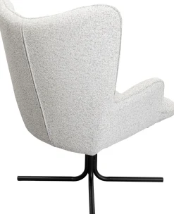 Hot KARE Design Fotel obrotowy Oscar beżowy - KARE