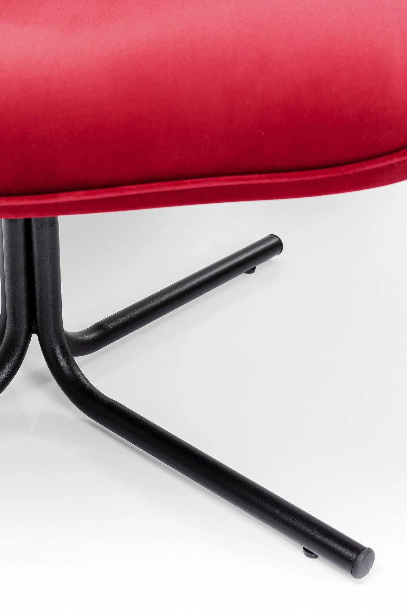 Hot KARE Design Fotel obrotowy Oscar Velvet 82x95 cm czerwony - KARE