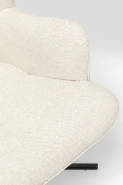Outlet KARE Design Fotel obrotowy Oscar 82x95 cm kremowy - KARE