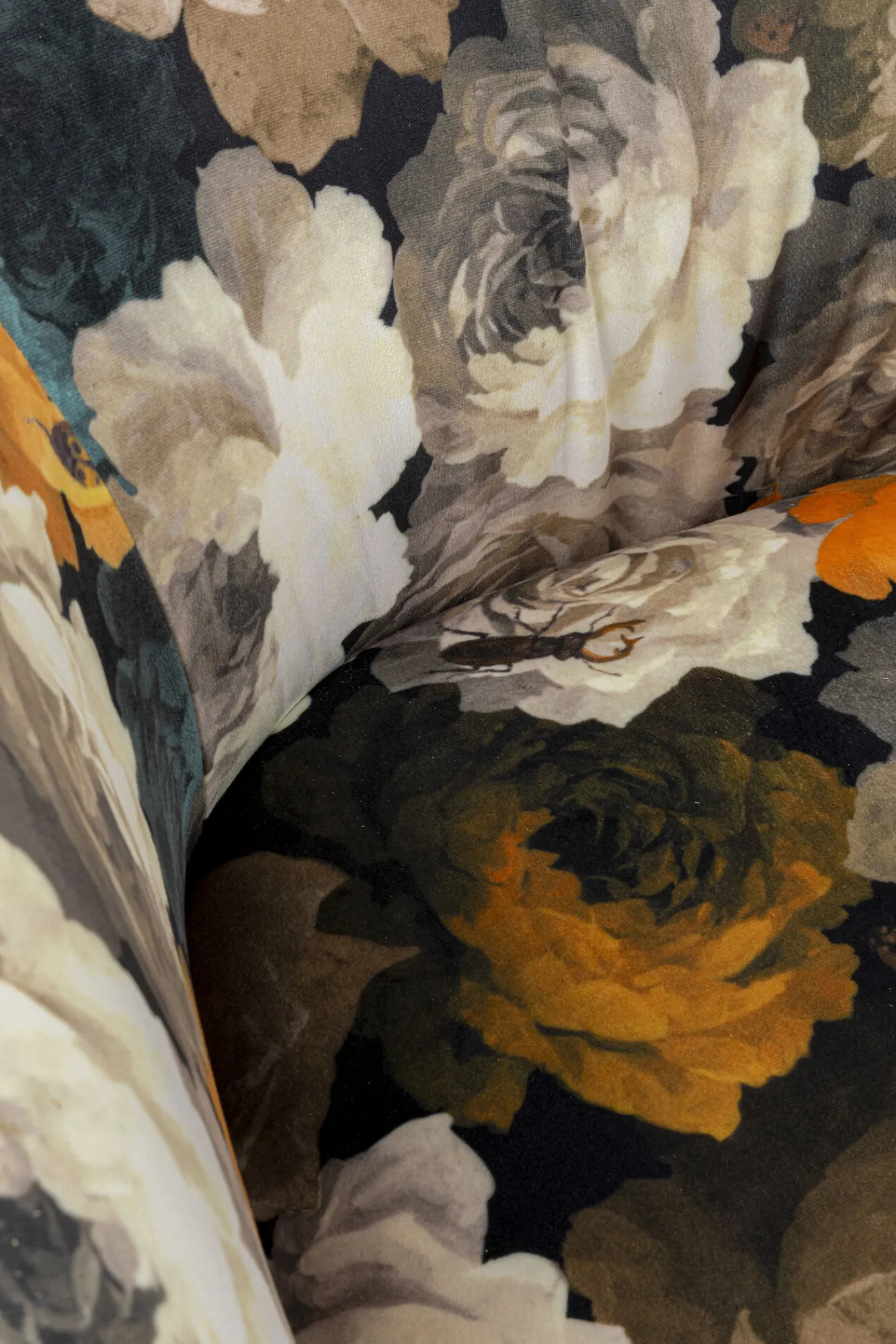 Online KARE Design Fotel obrotowy Peony Yellow 81x70 cm - KARE