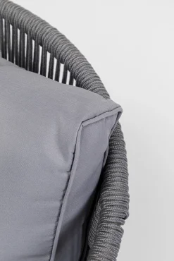 Online KARE Design Fotel ogrodowy w kolorze szarym 84x81 cm nogi stalowe - KARE