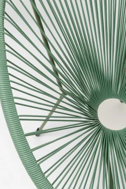 New KARE Design Fotel ogrodowy zielony żyłkowy 73x85 cm - KARE