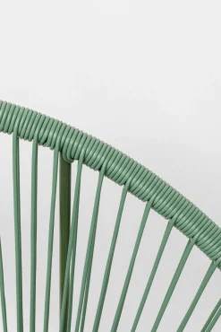 New KARE Design Fotel ogrodowy zielony żyłkowy 73x85 cm - KARE