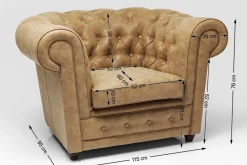 Best KARE Design Fotel Oxford Vintage Smart 115x76 cm - KARE