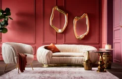 Best KARE Design Fotel Perugia 79x75 cm beżowy - KARE