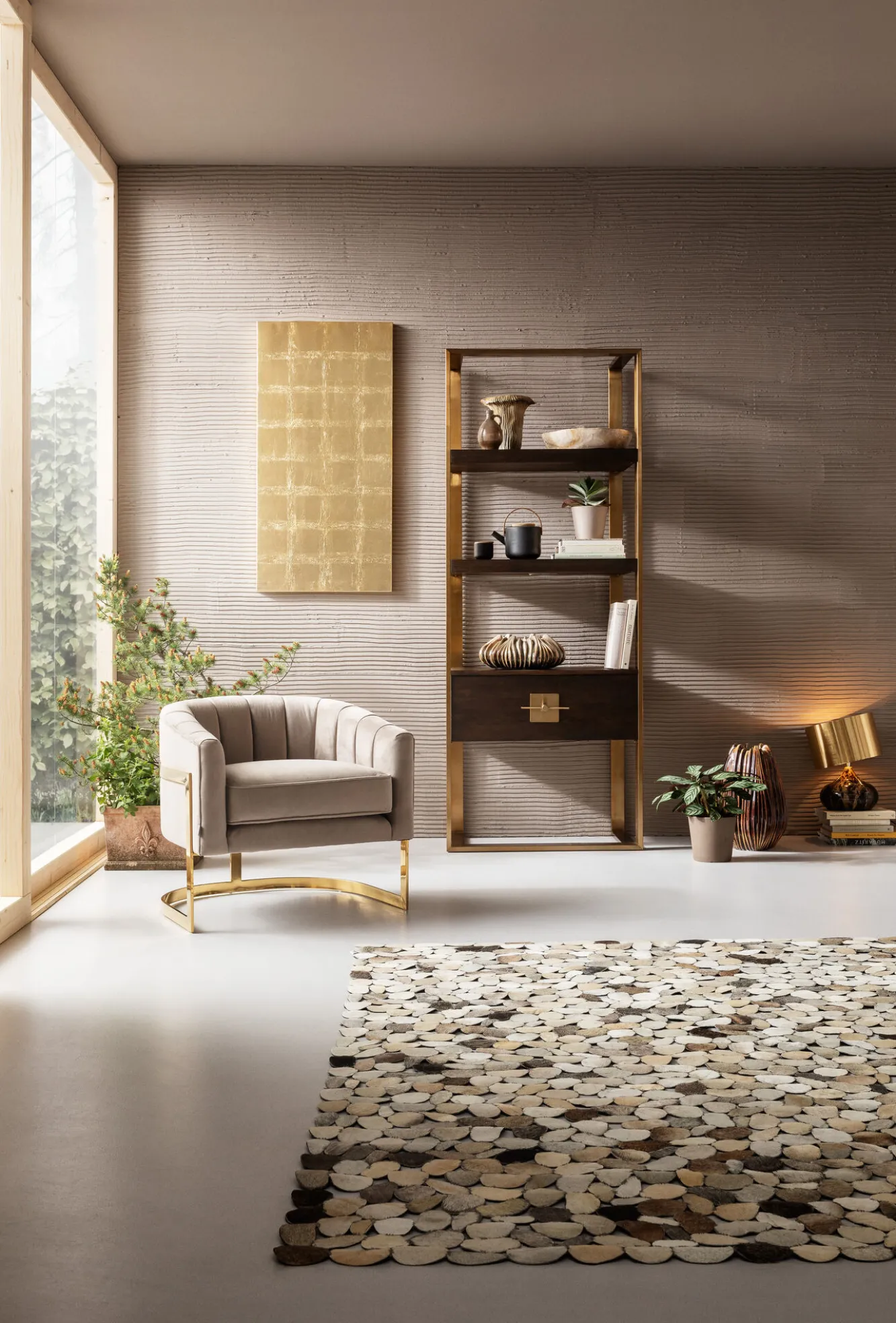 Outlet KARE Design Fotel Pure Elegance 77x71 cm beżowy - KARE