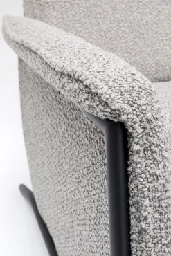 New KARE Design Fotel rozkładany Nicky 72x104 cm recliner szary - KARE