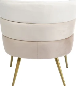 Fashion KARE Design Fotel Sandwich 65x74 cm kremowo-beżowy - KARE