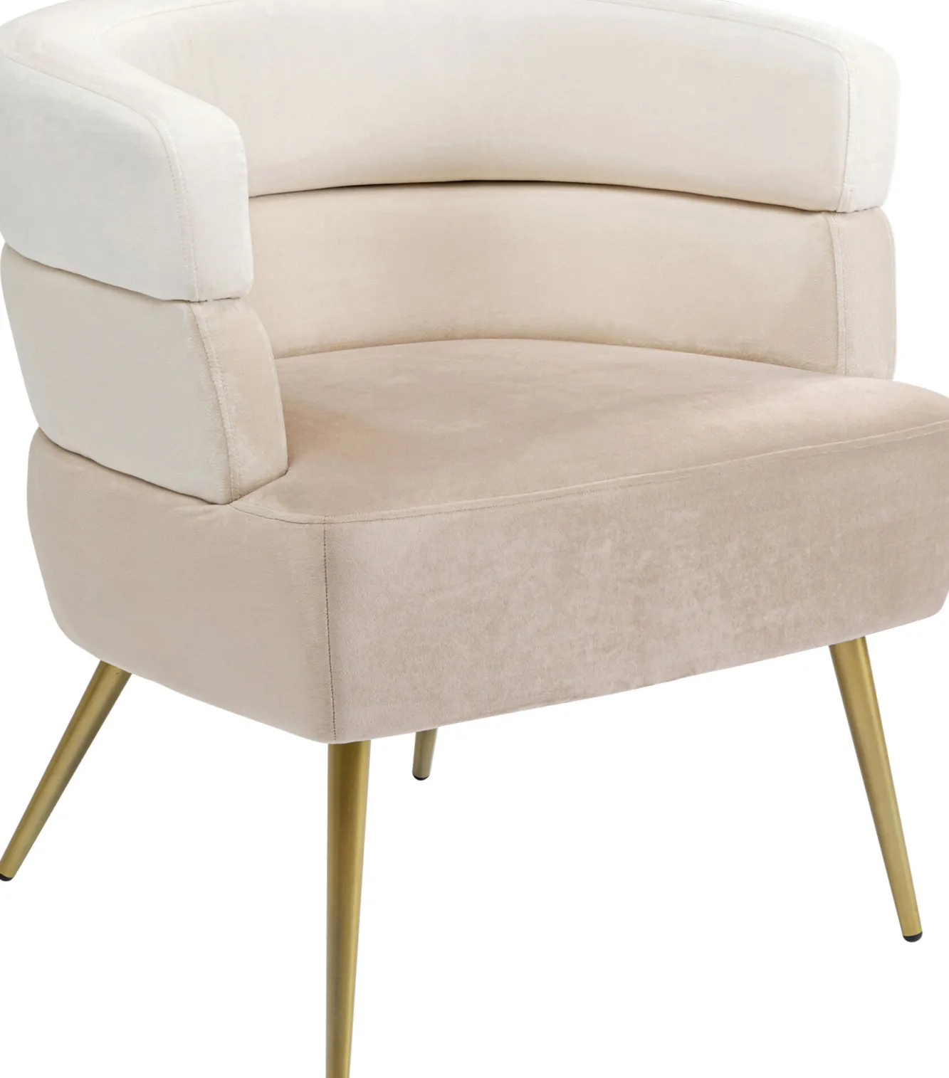 Fashion KARE Design Fotel Sandwich 65x74 cm kremowo-beżowy - KARE