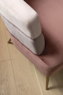 Sale KARE Design Fotel Sandwich 65x74 cm odcienie różu - KARE