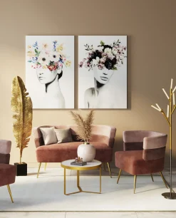 Sale KARE Design Fotel Sandwich 65x74 cm odcienie różu - KARE