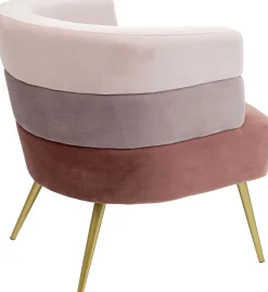 Sale KARE Design Fotel Sandwich 65x74 cm odcienie różu - KARE