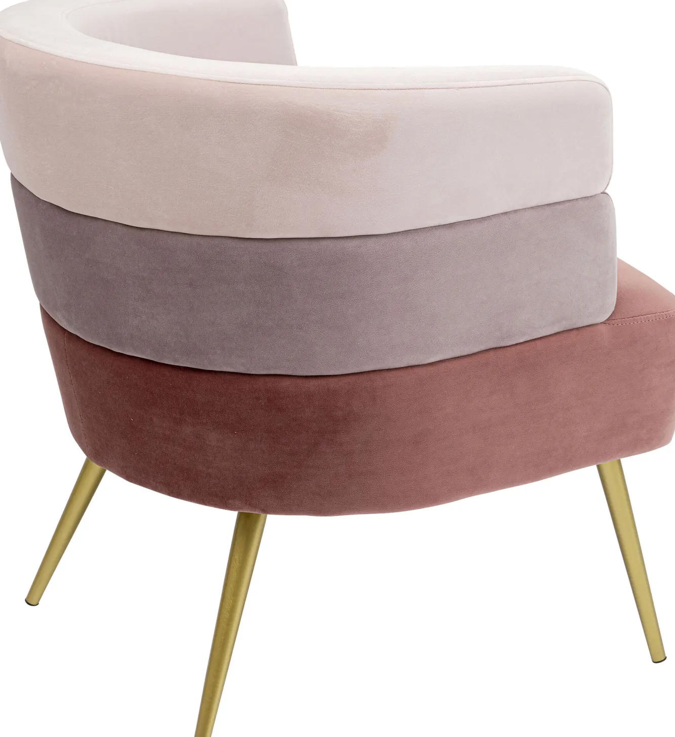 Sale KARE Design Fotel Sandwich 65x74 cm odcienie różu - KARE