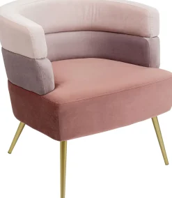 Sale KARE Design Fotel Sandwich 65x74 cm odcienie różu - KARE