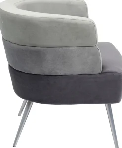 New KARE Design Fotel Sandwich 65x74 cm szary - KARE