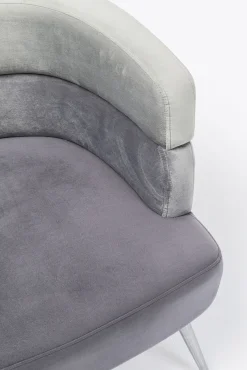 New KARE Design Fotel Sandwich 65x74 cm szary - KARE