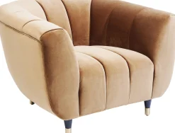 Hot KARE Design Fotel Spectra 108x74 cm jasnobrązowy - KARE