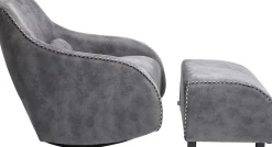 Discount KARE Design Fotel Swing Ritmo 76x83 cm szary - KARE