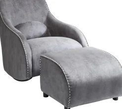 Discount KARE Design Fotel Swing Ritmo 76x83 cm szary - KARE