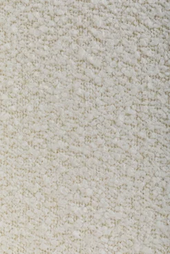 Clearance KARE Design Fotel szeroki tkanina boucle w kolorze kremowym 110x89 cm - KARE