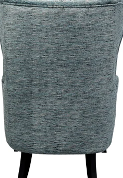 Online KARE Design Fotel uszak wysoki niebieski nogi czarne drewniane 83x112 cm - KARE