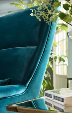 Best KARE Design Fotel Vegas Forever Bluegreen 89x115 cm turkusowy - KARE