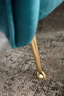 Best KARE Design Fotel Vegas Forever Bluegreen 89x115 cm turkusowy - KARE