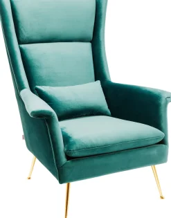 Best KARE Design Fotel Vegas Forever Bluegreen 89x115 cm turkusowy - KARE