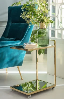 Best KARE Design Fotel Vegas Forever Bluegreen 89x115 cm turkusowy - KARE