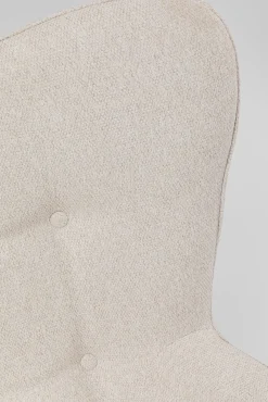 Sale KARE Design Fotel Vicky 73x94 cm kremowy - nogi dębowe - KARE