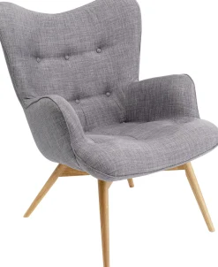 Sale KARE Design Fotel Vicky 73x94 cm szary - KARE
