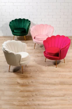 Best KARE Design Fotel Water Lily 97x78 cm różowy - KARE