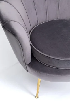 Clearance KARE Design Fotel Water Lily 85x78 cm szary - KARE