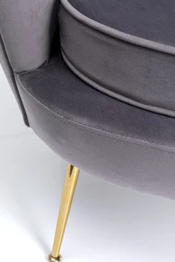 Clearance KARE Design Fotel Water Lily 85x78 cm szary - KARE