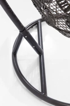 New KARE Design Fotel wiszący Ibiza 104x203 cm brązowy - KARE