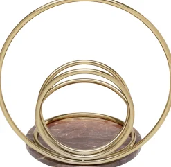 Outlet KARE Design Gazetnik złoty aluminium i marmur 42 cm - KARE