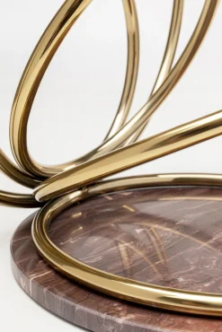 Outlet KARE Design Gazetnik złoty aluminium i marmur 42 cm - KARE