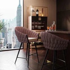 Fashion KARE Design Hoker Knot 60x103 cm brązowy - nogi czarne - KARE