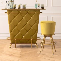 Online KARE Design Hoker Lady Rock Ø48x74 cm żółty - KARE