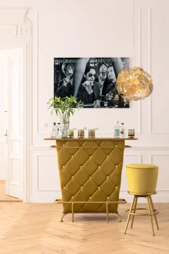 Online KARE Design Hoker Lady Rock Ø48x74 cm żółty - KARE