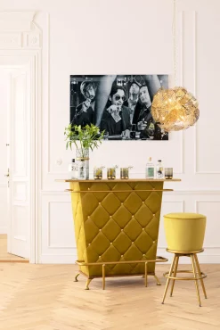 Online KARE Design Hoker Lady Rock Ø48x74 cm żółty - KARE