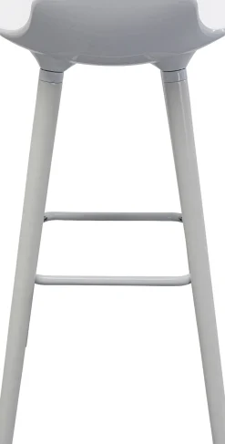 Sale KARE Design Hoker siedzisko tworzywo ABS nogi stalowe kolor biały 75 cm - KARE