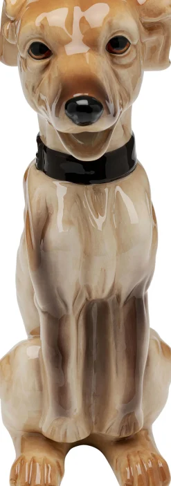 Clearance KARE Design Karafka brązowa 1,2 L motyw zwierzęcy pies - KARE